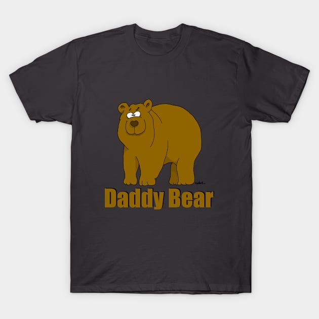 Daddy Bear T-Shirt by RLB Design